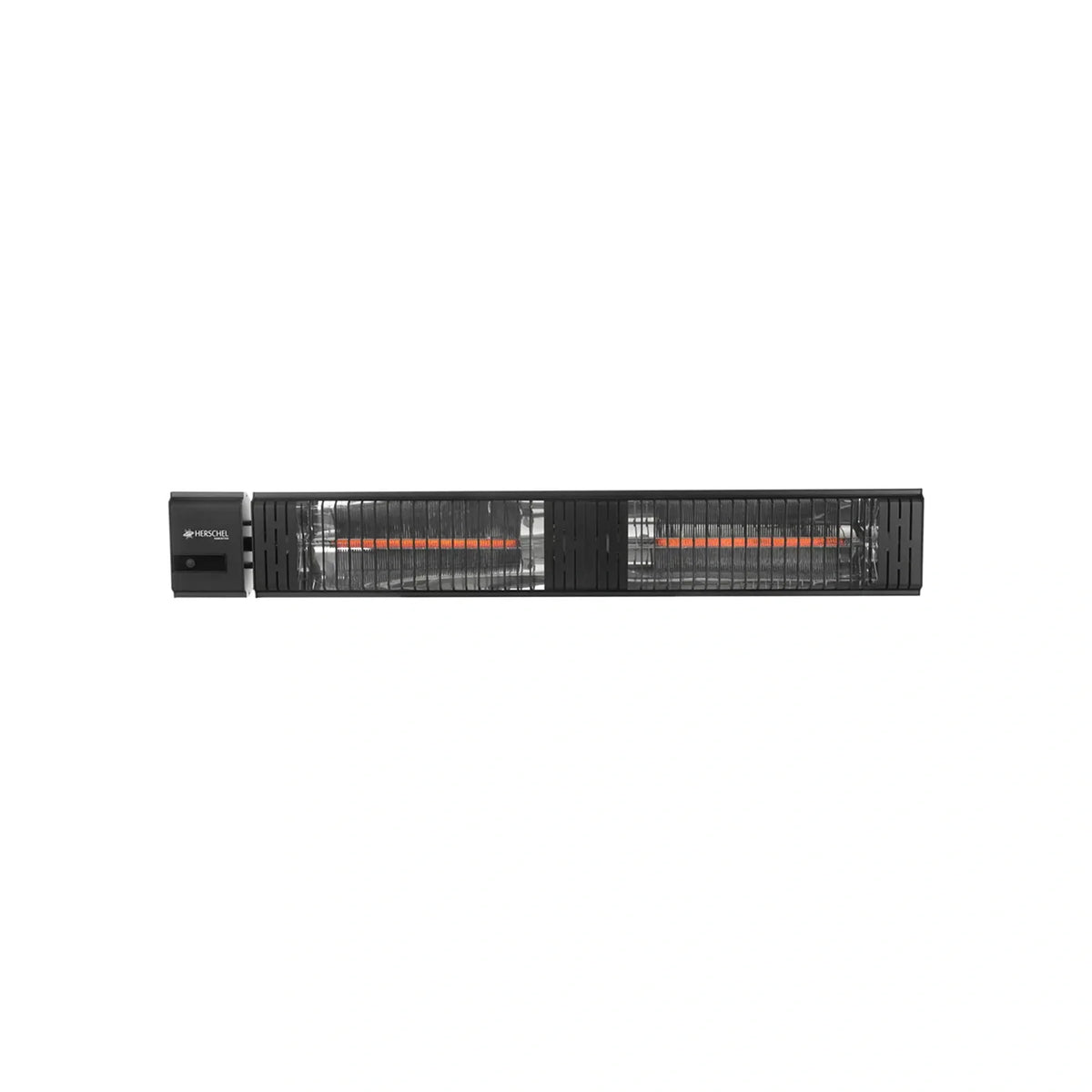 Zwarte Herschel MANHATTAN 3000 W infrarood terrasverwarmer, vooraanzicht