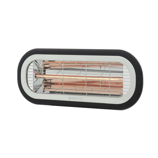 Zwarte Herschel MIAMI 2000 W infrarood terrasverwarmer zonder voet