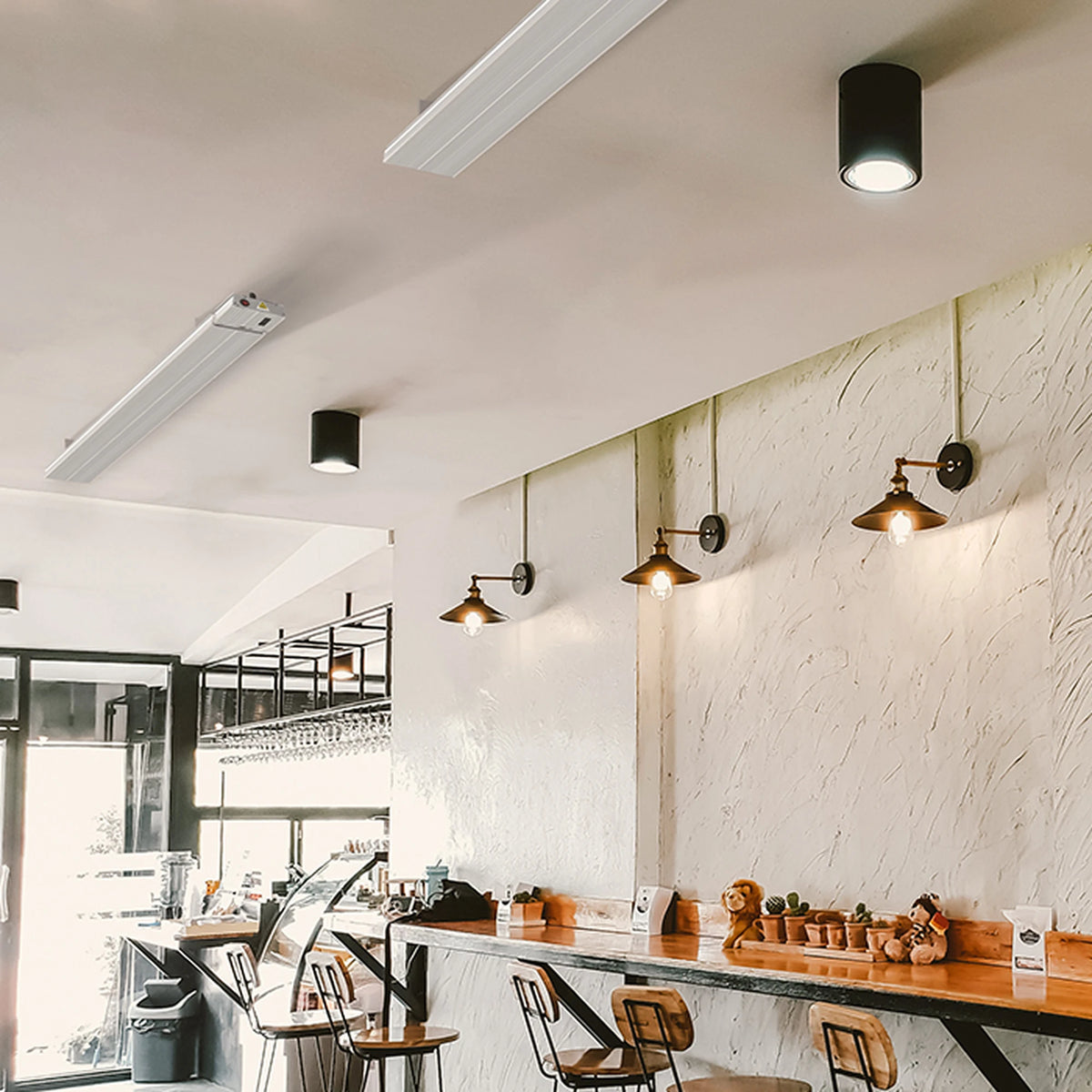 Witte Herschel SUMMIT 2600 W in cafe