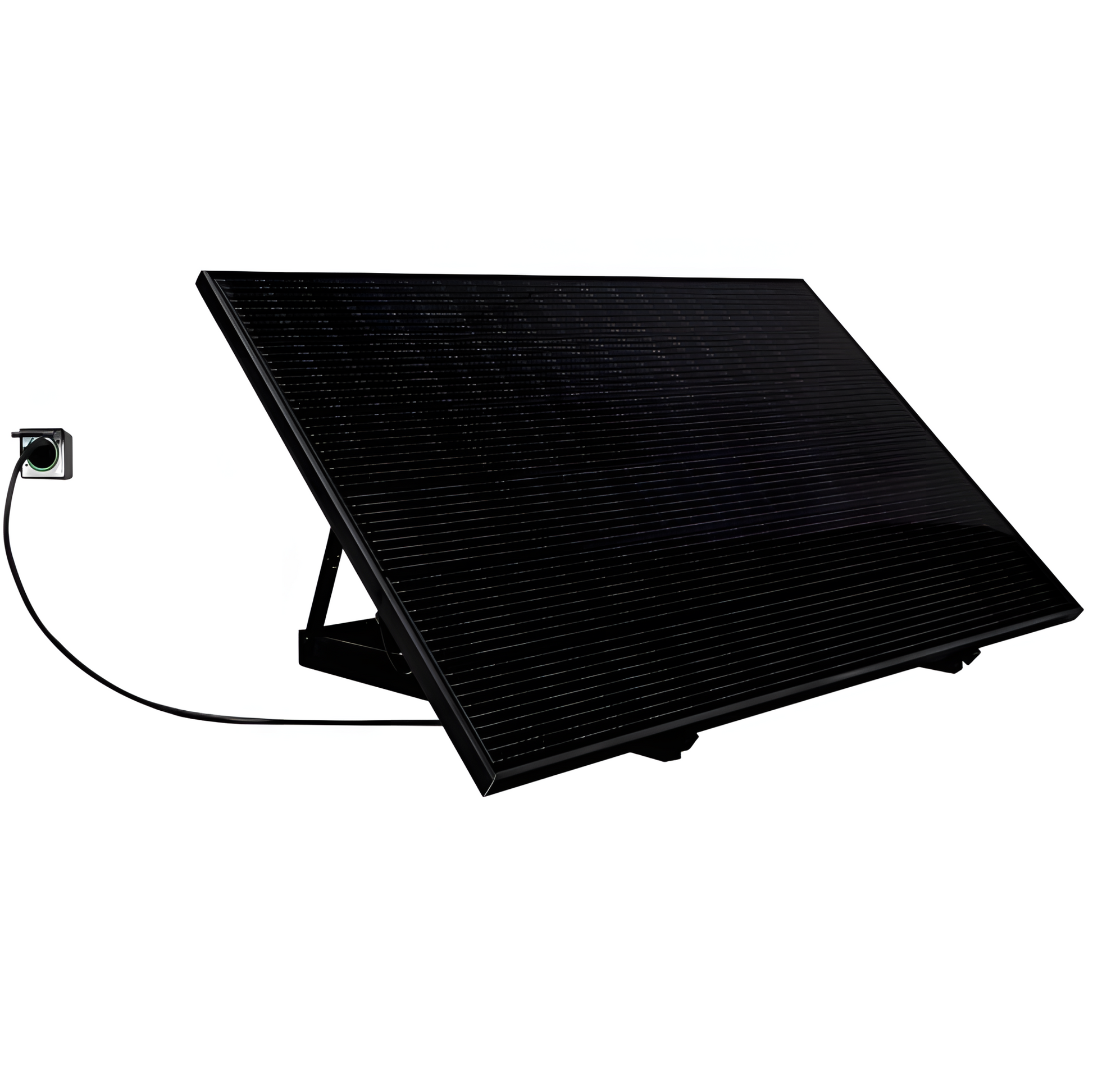 Plug & play zonnepaneel met stekker, klaar voor directe aansluiting op het stopcontact