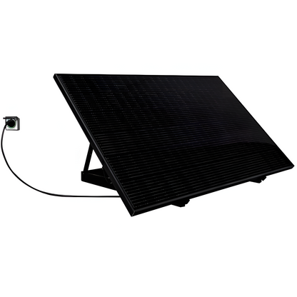 Plug & play zonnepaneel met stekker, klaar voor directe aansluiting op het stopcontact